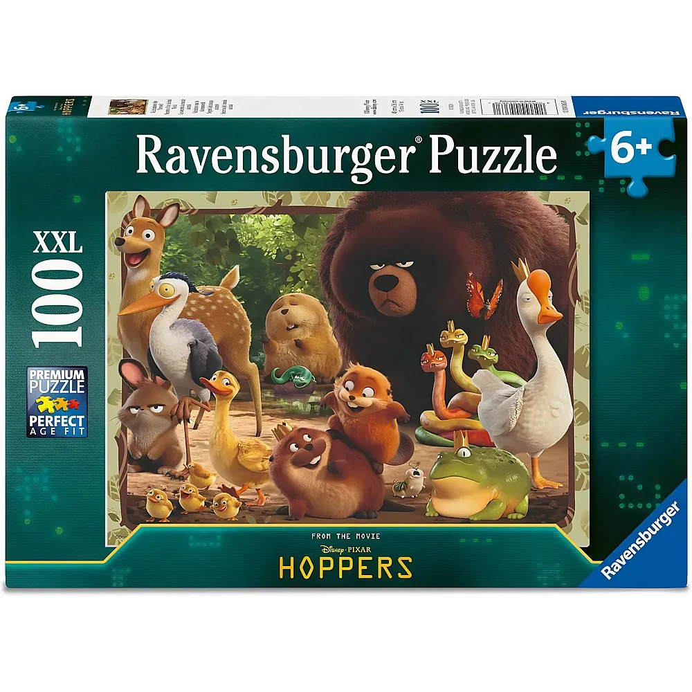 Ravensburger Puzzle Geheimnisse der Tierwelt - 100 Teile