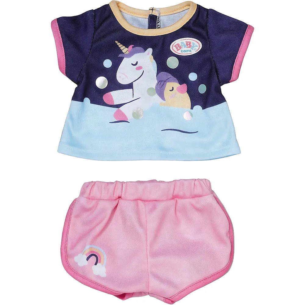 meinspielzeug - Zapf Creation Baby Born Einhorn Pyjama 43cm | Puppenkleider