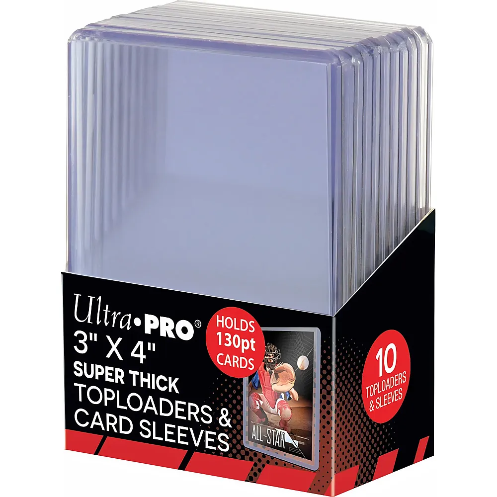 Ultra Pro Toploader Super Thick & Thick Penny Sleeves  Bundle 100