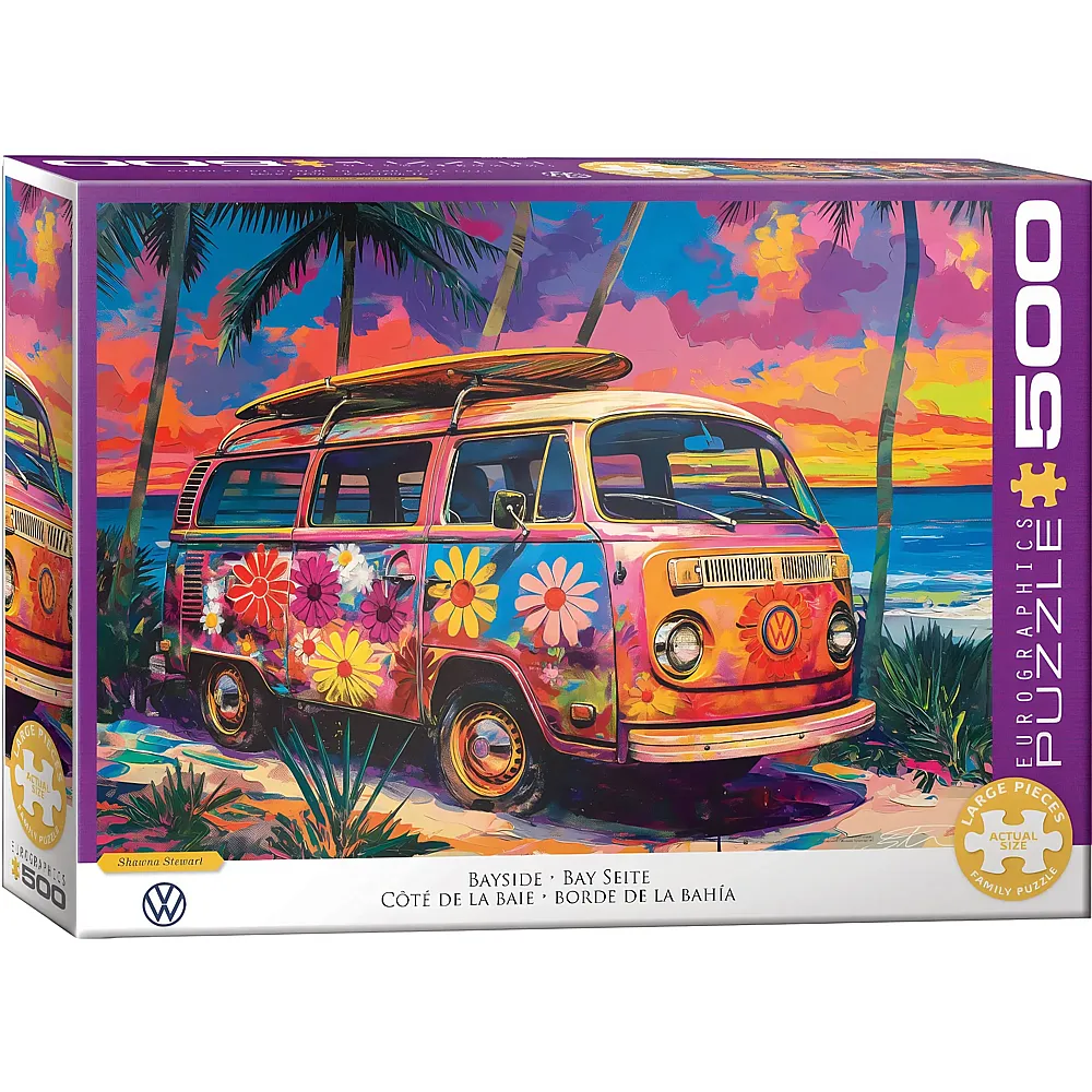 Eurographics Puzzle Shawna Stewart VW Bayside 500Teile