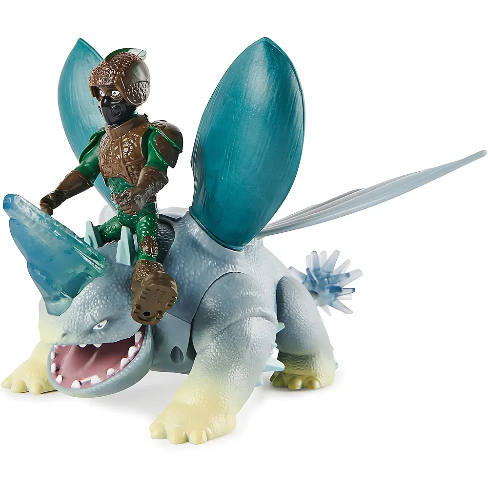 Spin Master Dragons Die 9 Welten - Adventure Set Reiter D'Angelo und Plowhorn