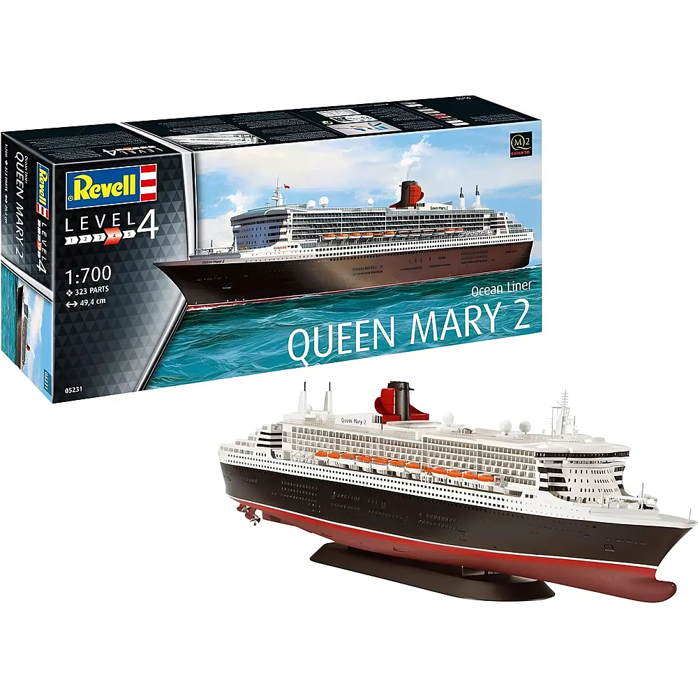 Revell Level 4 Queen Mary 2