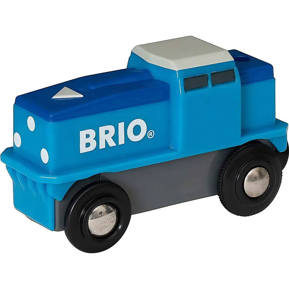 Brio Blaue Batterie-Frachtlok