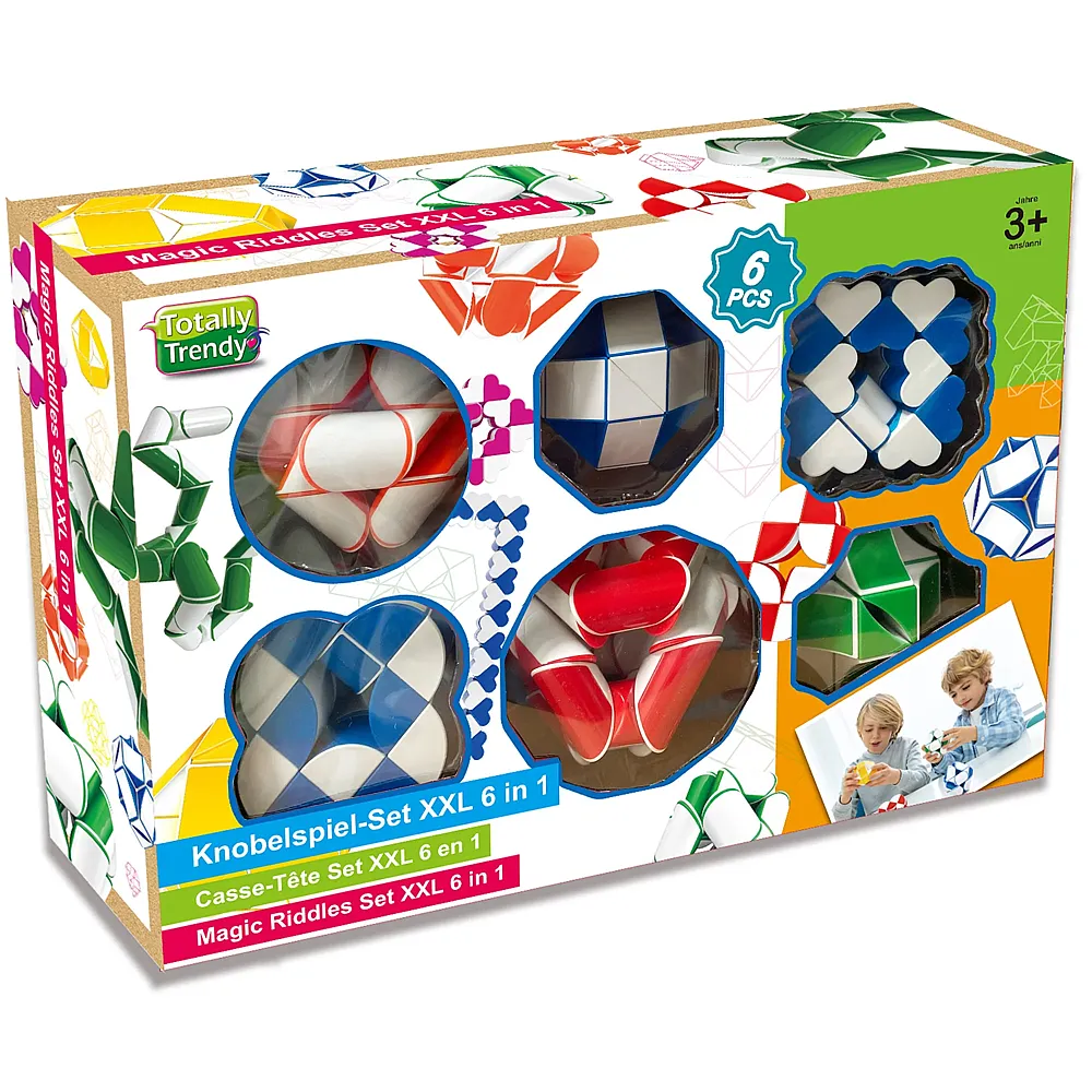 Totally Trendy Magic Knobelspielset XXL 6 in 1