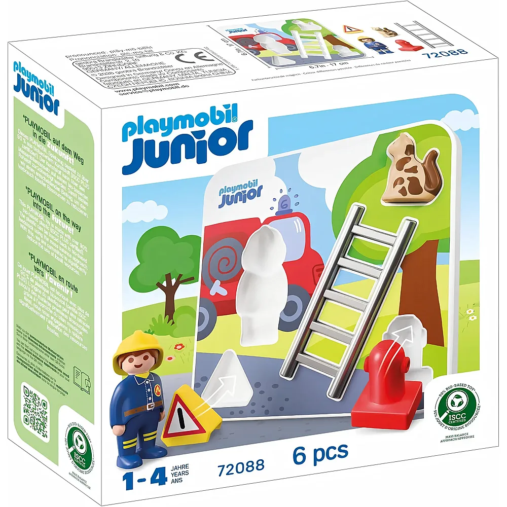 PLAYMOBIL Junior Feuerwehr Holzpuzzle 72088