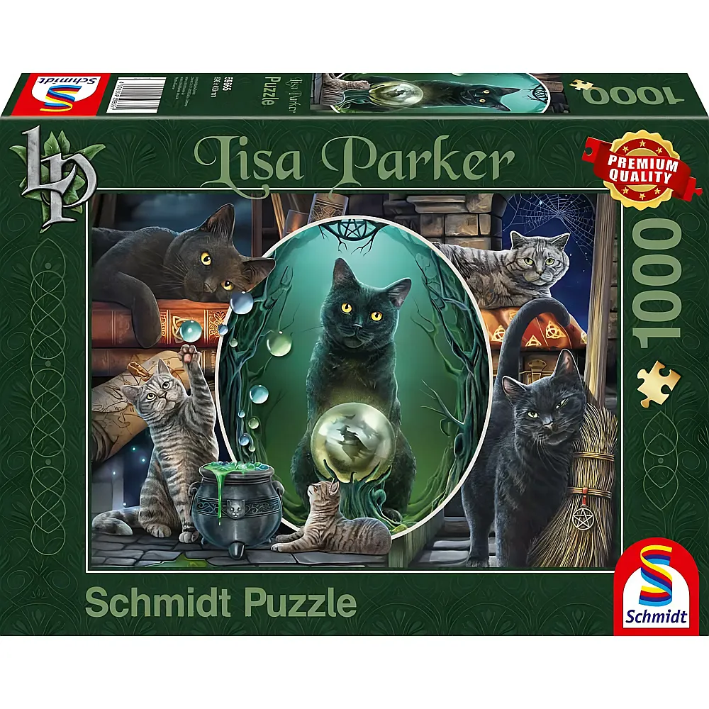 Schmidt Puzzle Lisa Parker Magische Katzen 1000Teile