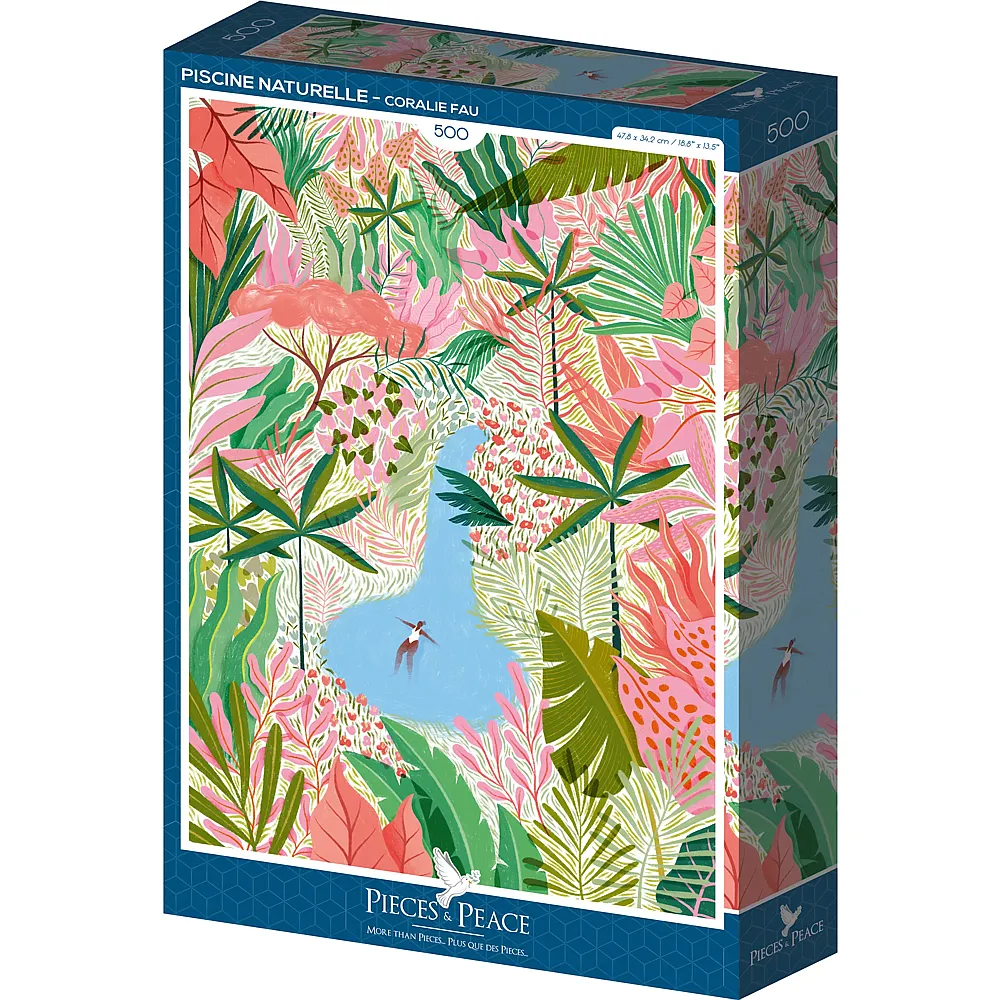 Pieces & Peace Puzzle Coralie Fau Piscine Naturelle - 500 Teile