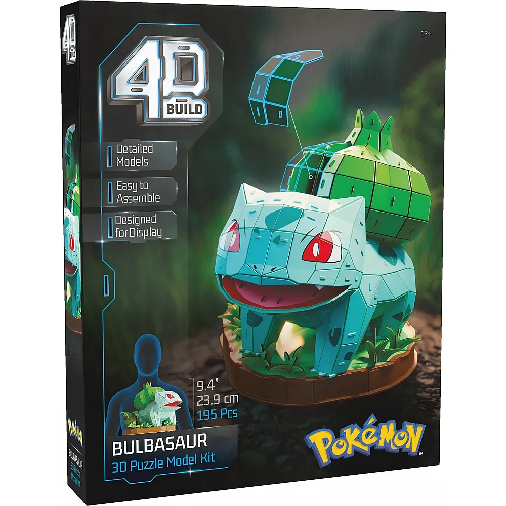 Spin Master 4D Build Pok�mon Bulbasaur 24 cm