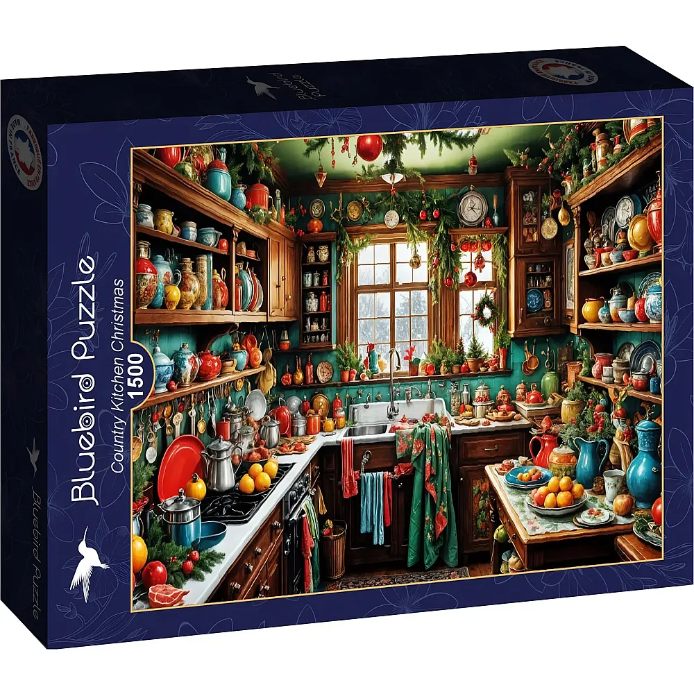 Bluebird Puzzle Landk�che Weihnachten 1500Teile