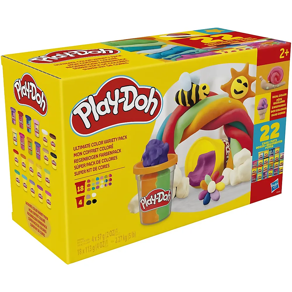 Play-Doh Regenbogen Farbenpack 22Teile