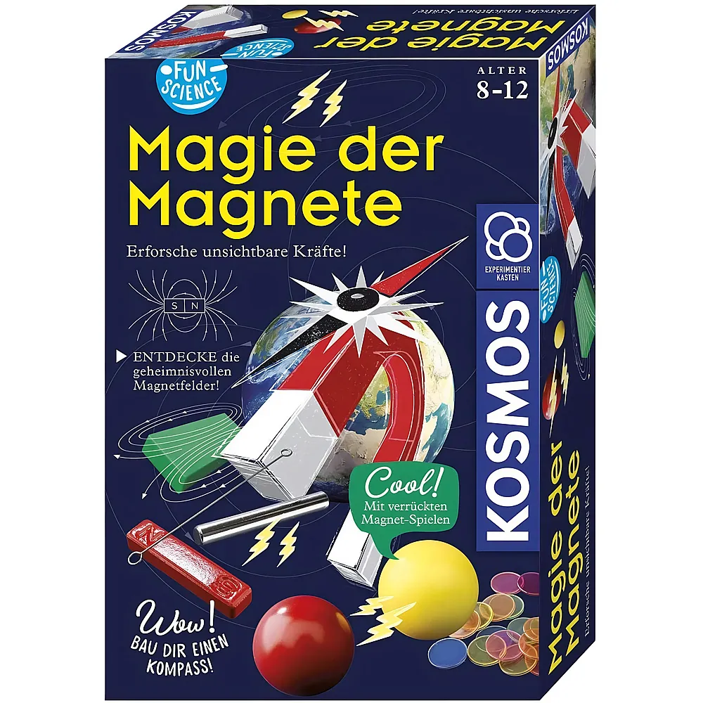 Kosmos Fun Science Magie der Magnete - Baue deinen eigenen Kompass