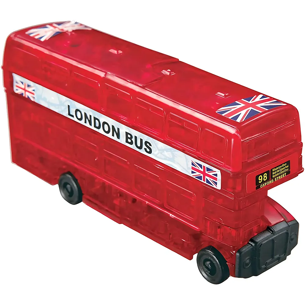HCM Kinzel Crystal Puzzle 3D London Bus 53Teile
