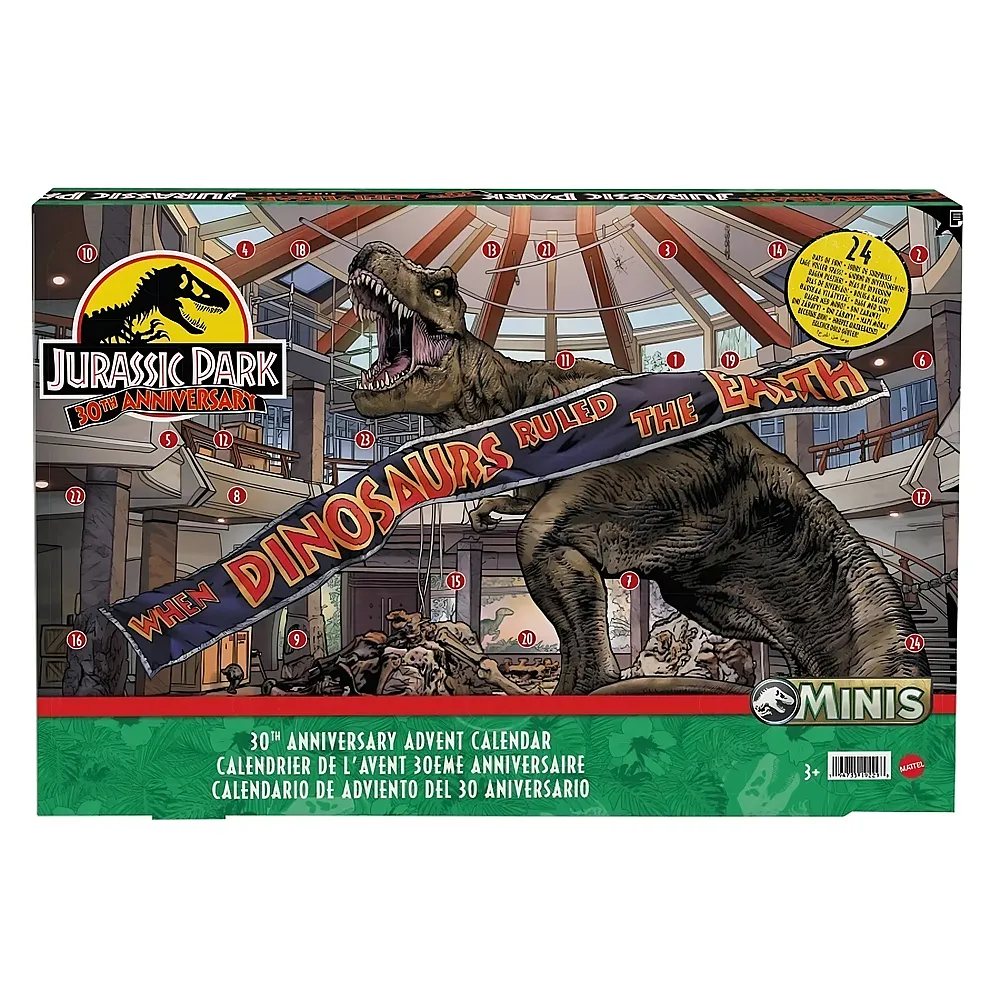 Mattel Jurassic World Adventskalender Minis 2024