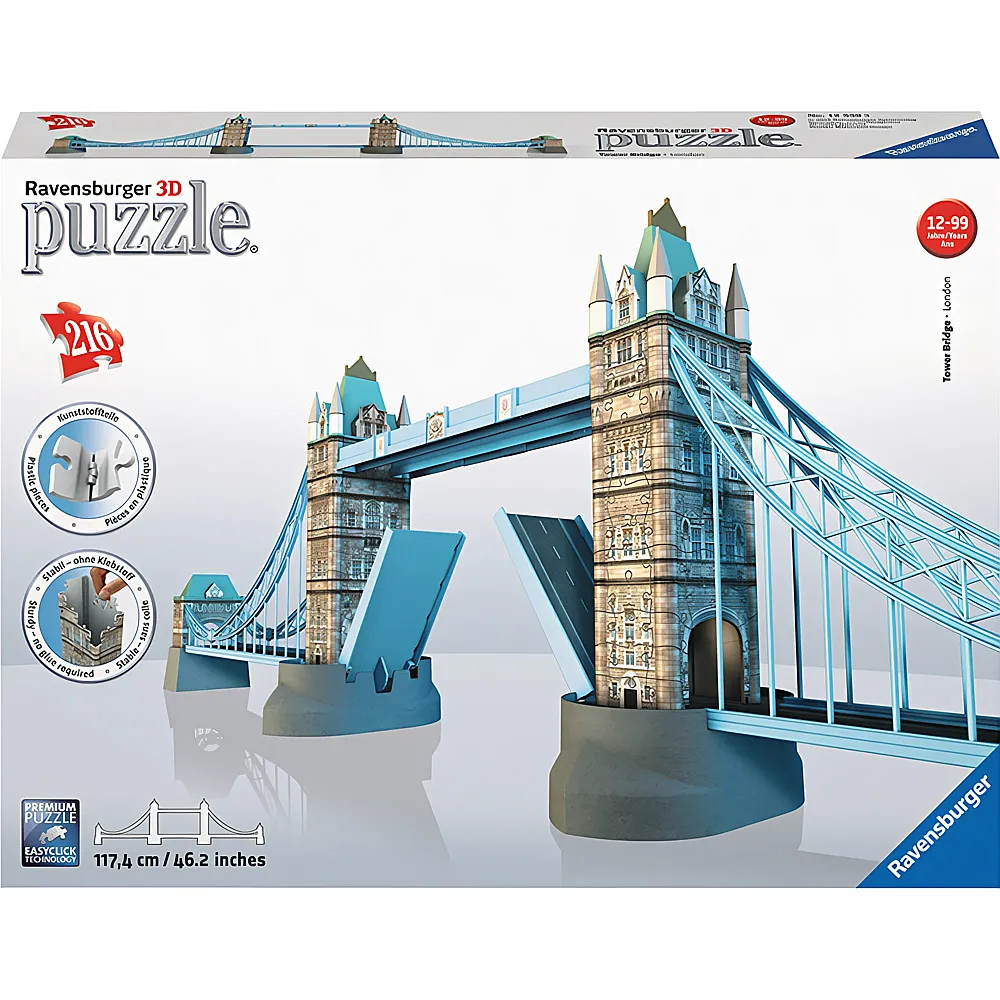 Ravensburger 3D Puzzle Tower Bridge London 216Teile