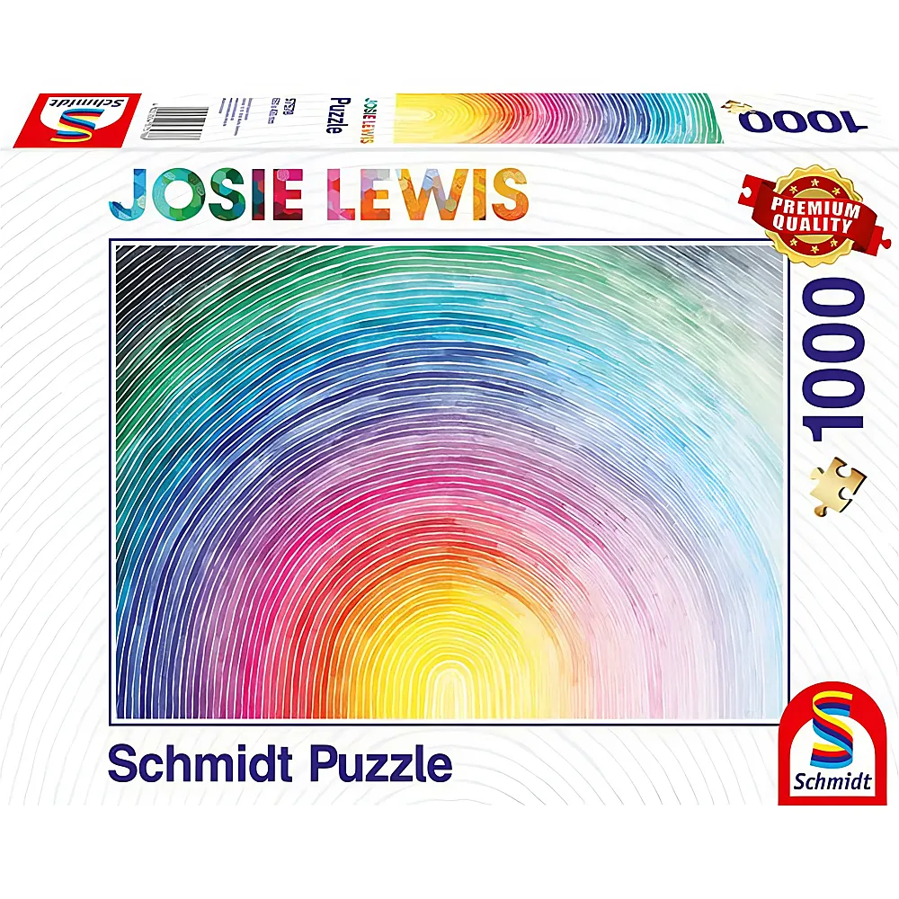 Schmidt Puzzle Josie Lewis Aufgehender Regenbogen 1000Teile