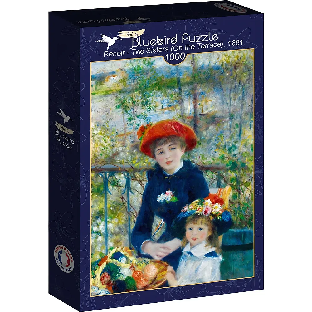 Bluebird Puzzle Auguste Renoir Two Sisters On the Terrace, 1881 - 1000 Teile