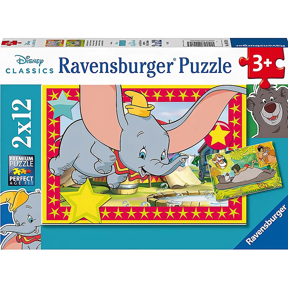 Ravensburger Puzzle Das Abenteuer ruft 2x12