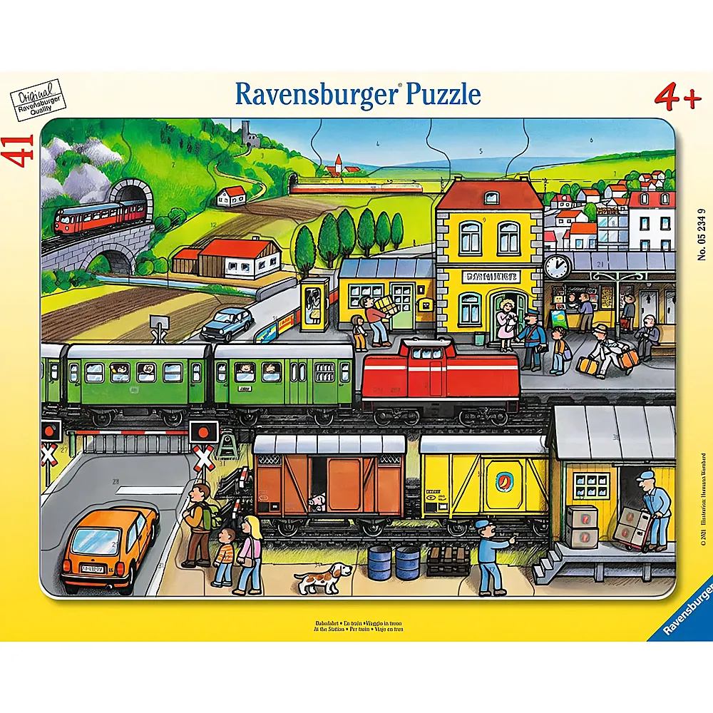 Ravensburger Puzzle Bahnfahrt 41Teile | Rahmenpuzzle