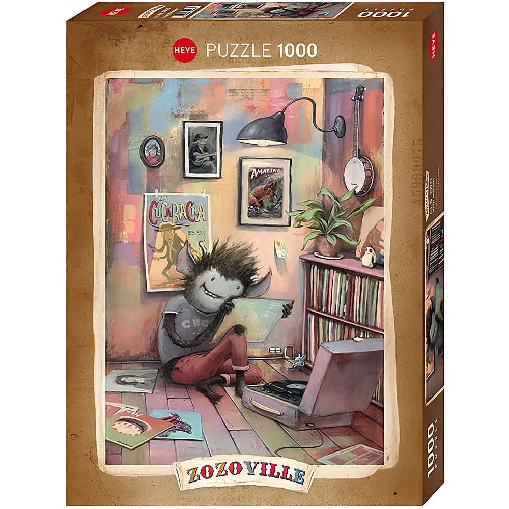 HEYE Puzzle Zozoville Vinyl Monster 1000Teile