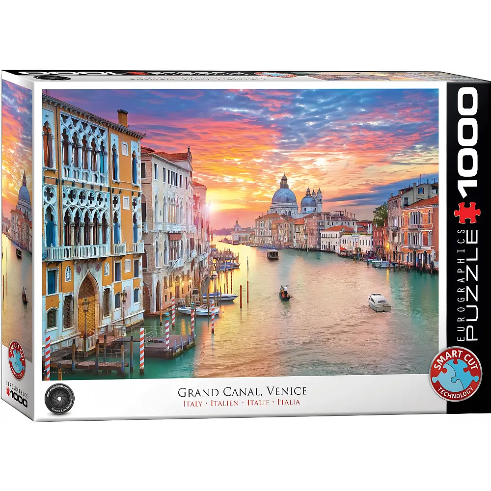Eurographics Puzzle Grand Canal, Venice - 1000 Teile