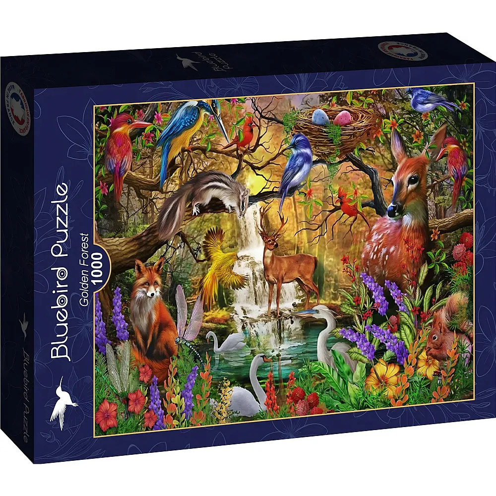 Bluebird Puzzle Goldener Wald 1000Teile