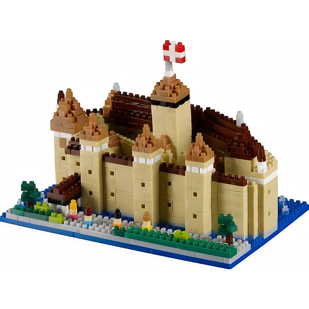 Brixies Schloss Chillon - 824 Teile | Nano-Bausteine