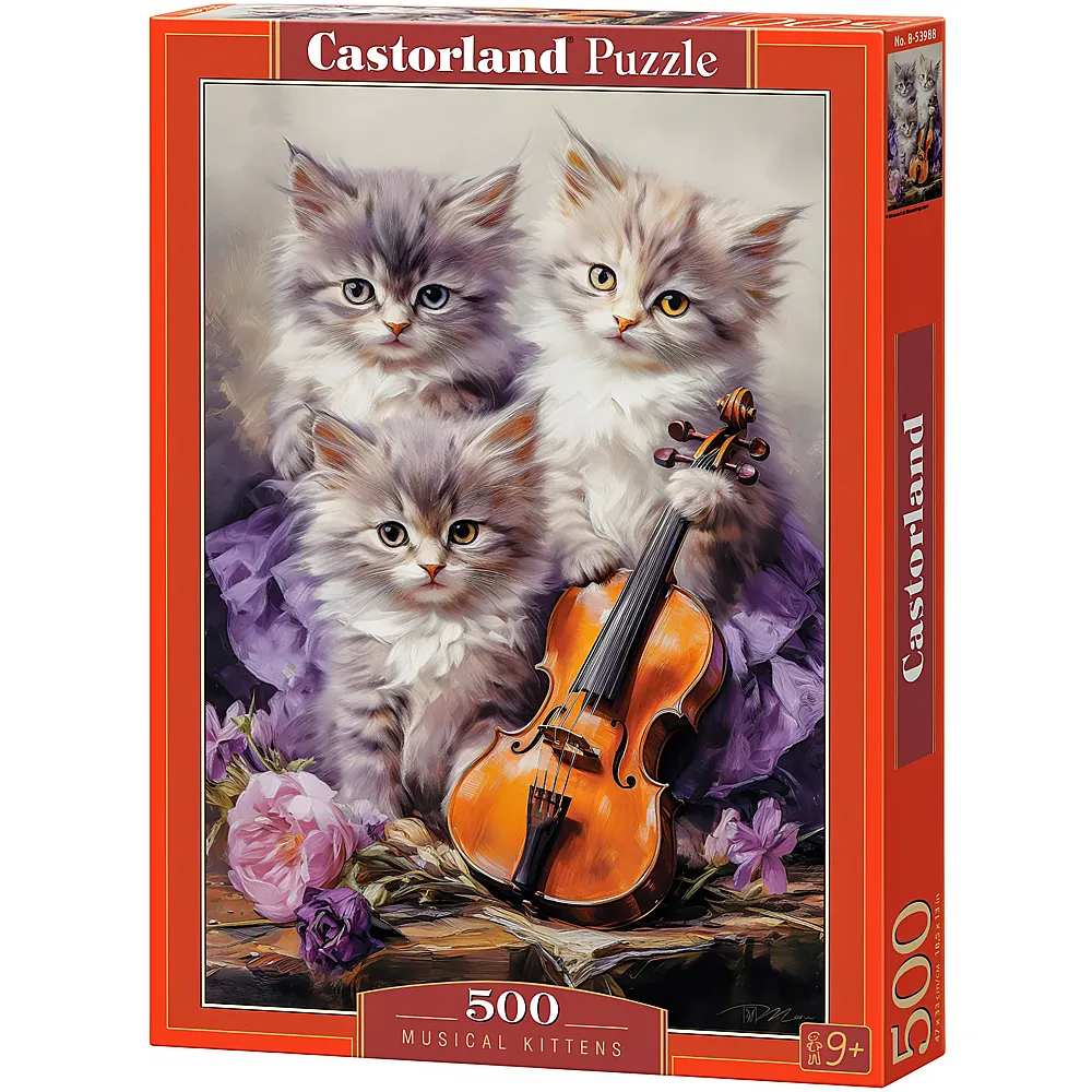 Castorland Puzzle Musikalische K�tzchen 500Teile