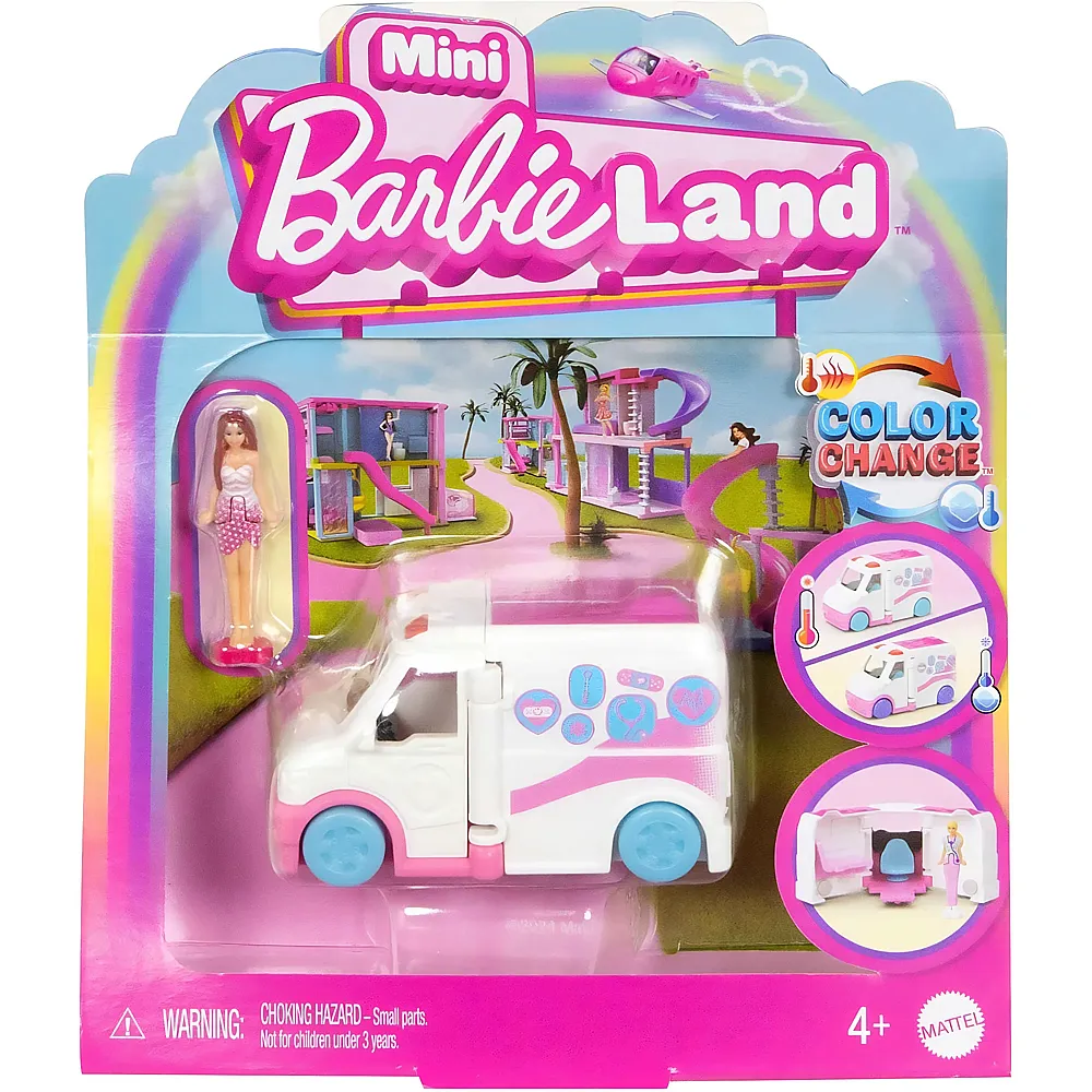 Barbie Mini BarbieLand Ambulance with doll