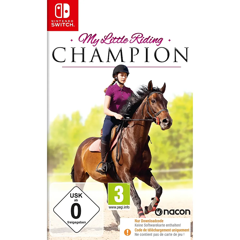 meinspielzeug - BigBen My Little Riding Champion Code in a Box DE/FR | Nintendo Switch