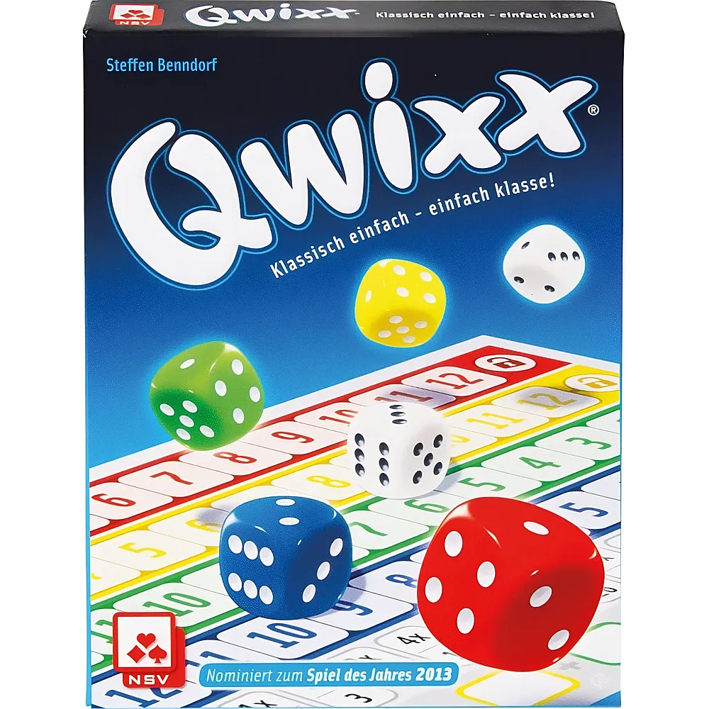 NSV Spiele Qwixx - Klassisch einfach - einfach klasse | W�rfelspiele