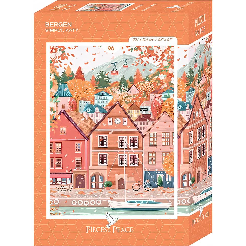 Pieces & Peace Puzzle Mini Bergen 96Teile