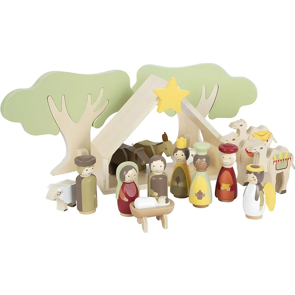 small foot Spielset Weihnachtskrippe