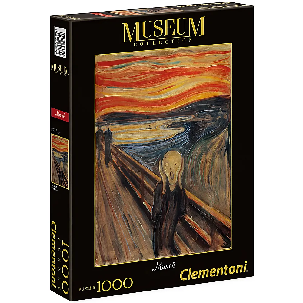 Clementoni Puzzle Museum Collection Edvard Munch Der Schrei 1000Teile