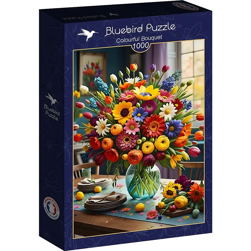 Bluebird Puzzle Colourful Bouquet - 1000 Teile