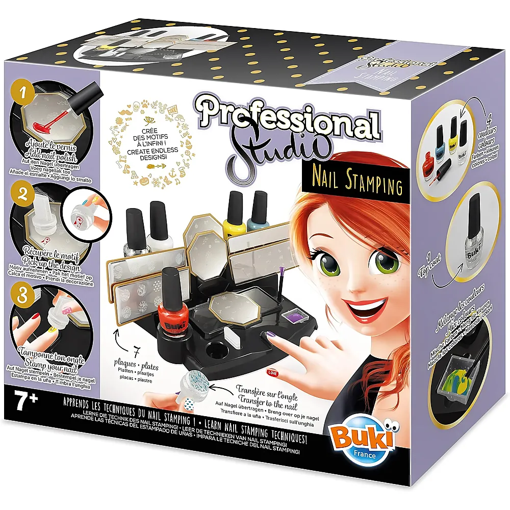 Buki Professional Studio Nail Art Stamping