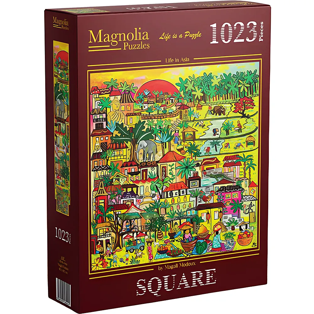 Magnolia Puzzle Leben in Asien 1000Teile