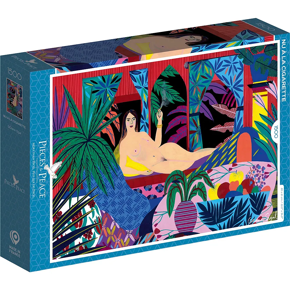 Pieces & Peace Puzzle Sigal Orane Nu � la Cigarette - 1500 Teile