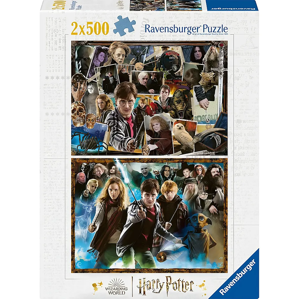 Ravensburger Puzzle 2in1 Die Welt von Harry Potter 1000Teile