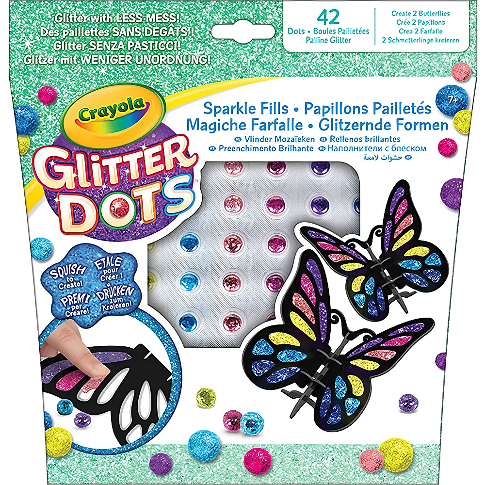 Crayola Glitter Dots 3D Mosaic Fills