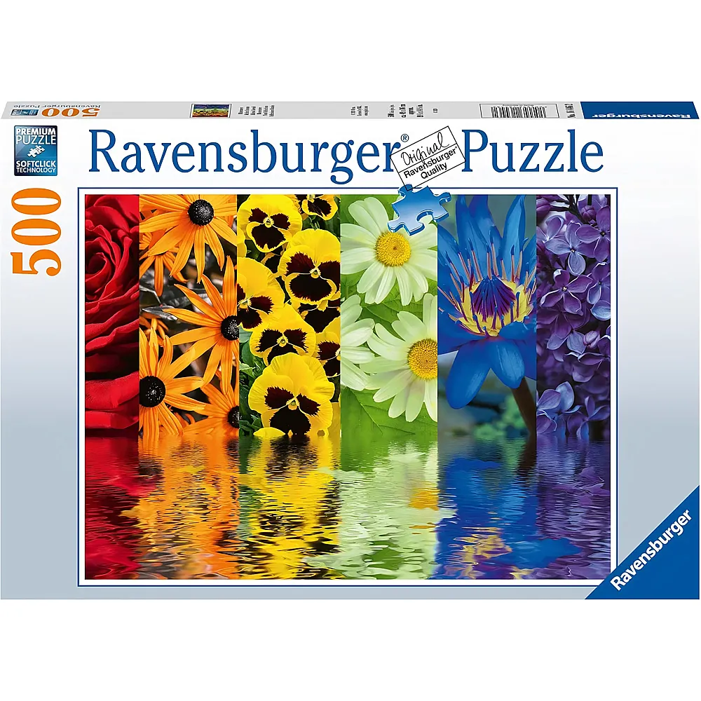 Ravensburger Puzzle Lila Floral Reflections - 500 Teile