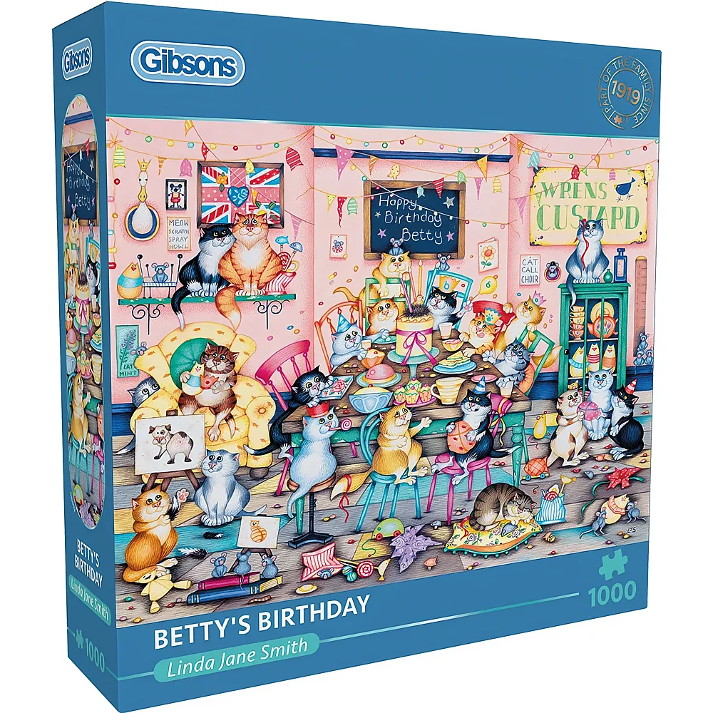 Gibsons Puzzle Linda Jane Smith Betty's Geburtstag 1000Teile