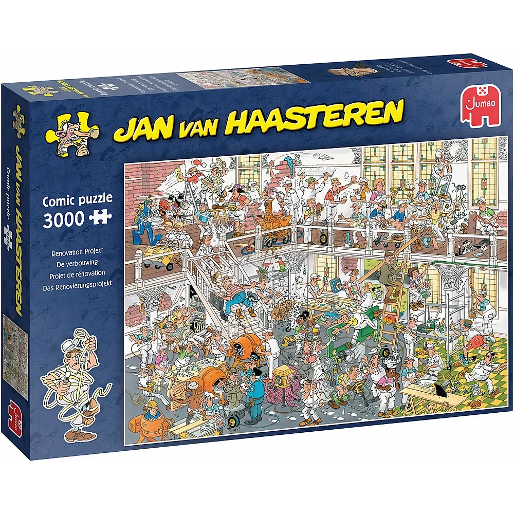 Jumbo Puzzle Jan van Haasteren Die Renovierung - 3000 Teile