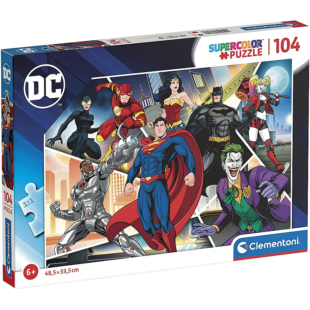 Clementoni Puzzle DC Comics - 104 Teile