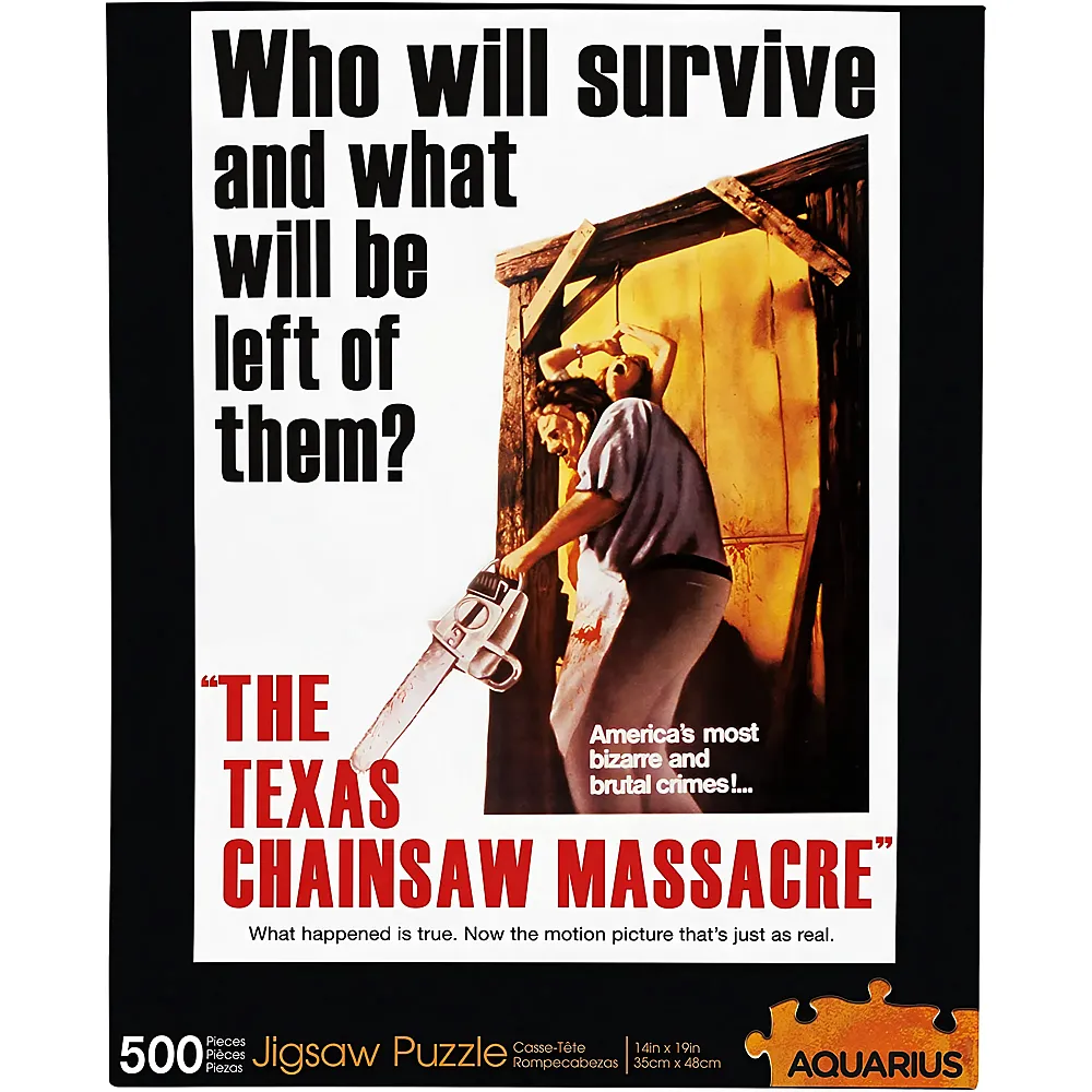 Aquarius Puzzle Texas Chainsaw Massacre 500Teile