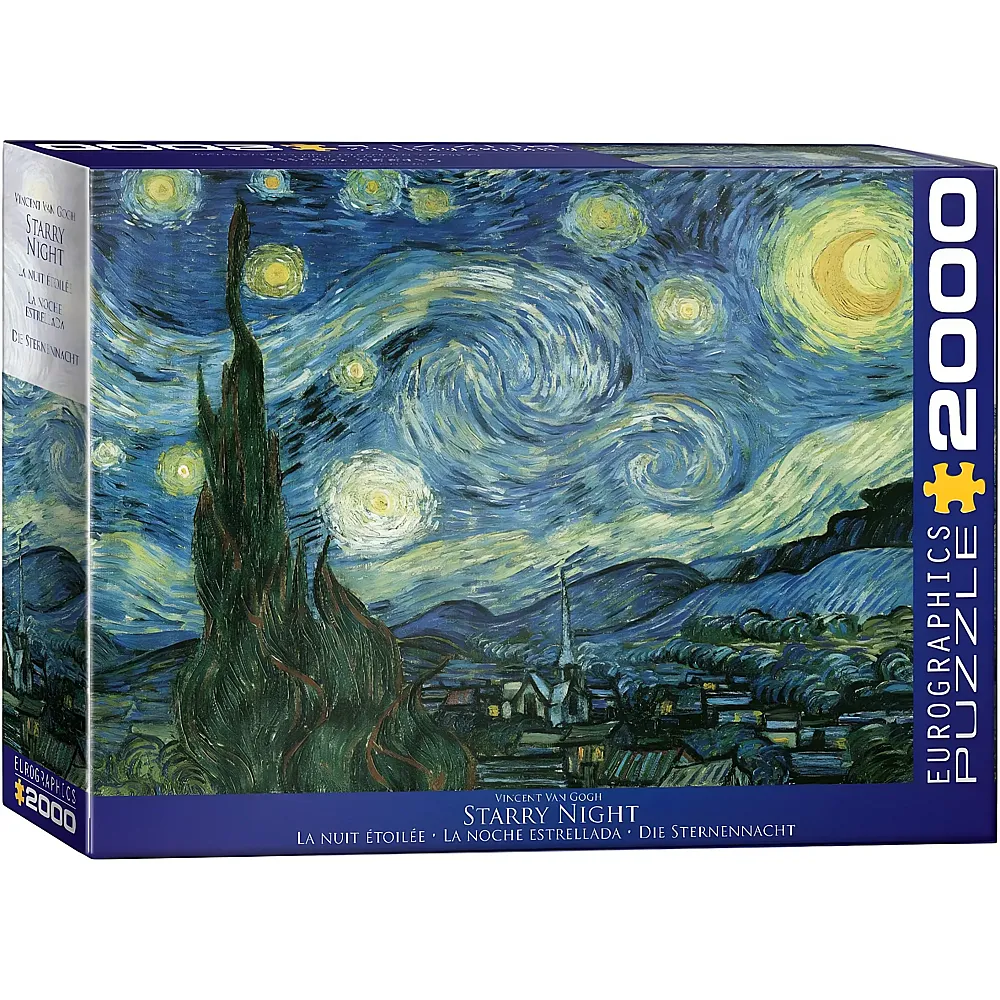 Eurographics Puzzle Van Gogh: Gestirnte Nacht 2000Teile