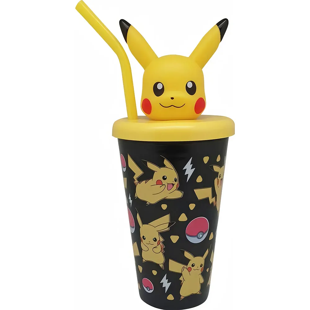 Kids Licensing Pokemon Trinkbecher mit 3D Topper, aus PP - Suche
