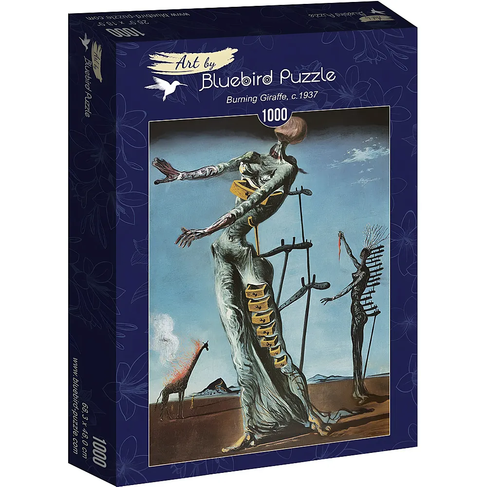 Bluebird Puzzle Salvador Dali Burning Giraffe, c. 1937 - 1000 Teile