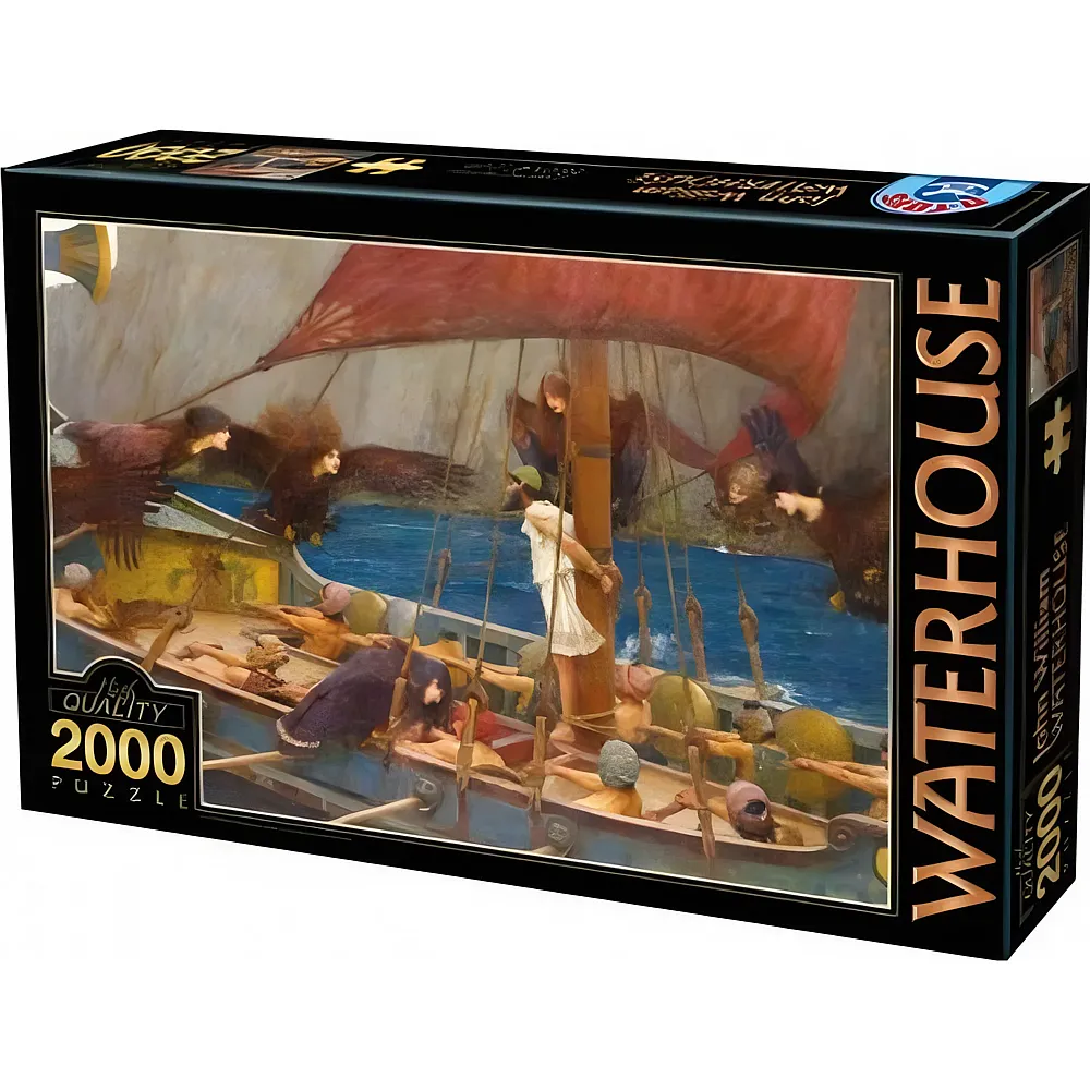 DToys Puzzle John William Waterhouse Ulysses and the Sirens, 1891 2000Teile