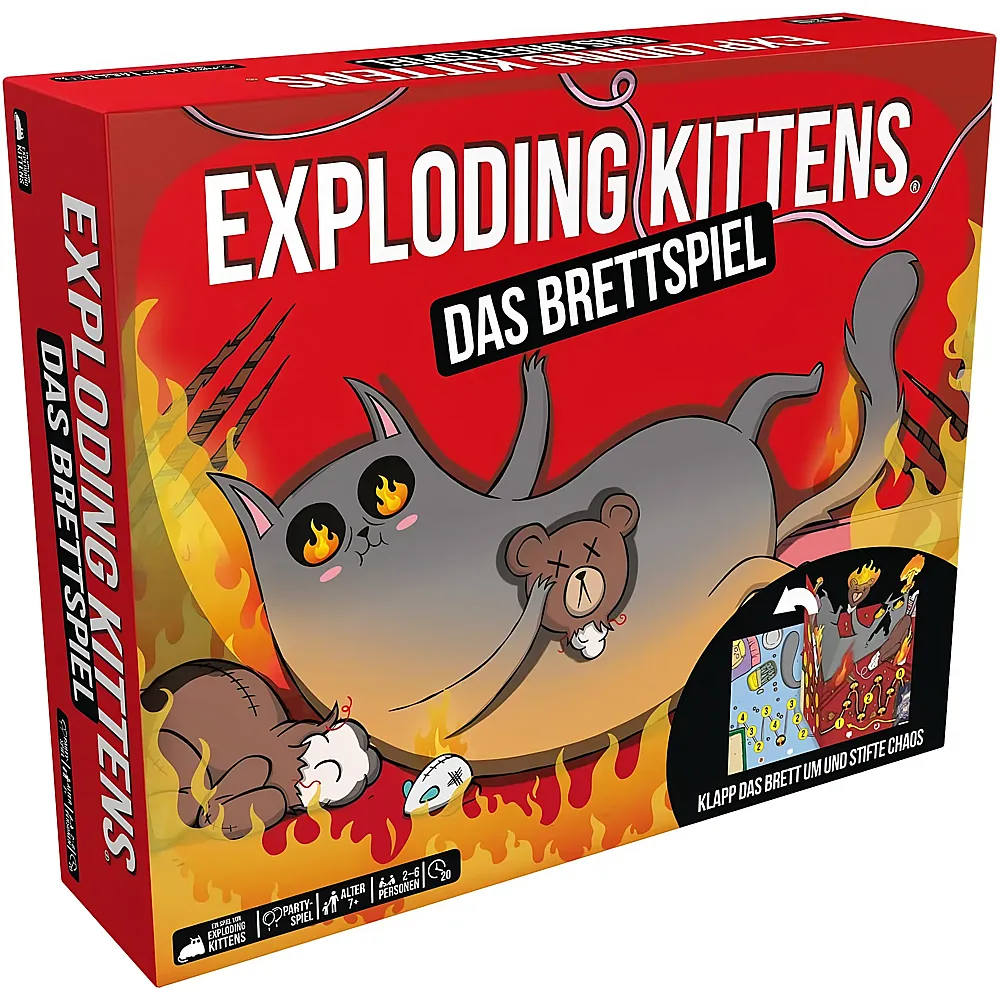 Exploding Kittens Das Brettspiel - Deutsch