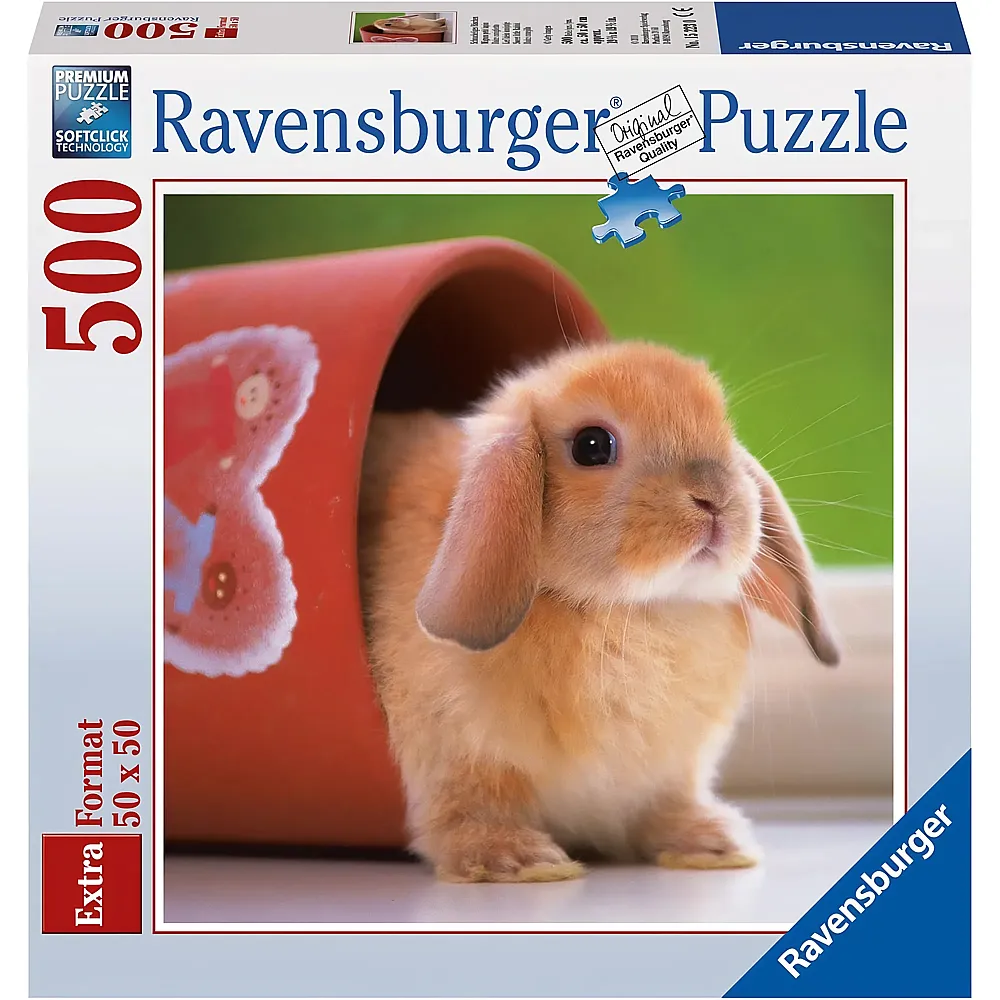 Ravensburger Puzzle Schnuckeliges H�schen - 500 Teile